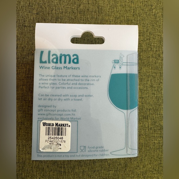 Llama wineglass markers - Picture 3 of 4
